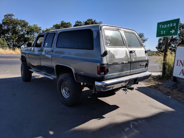 1988 Gray Chevrolet Suburban SUV