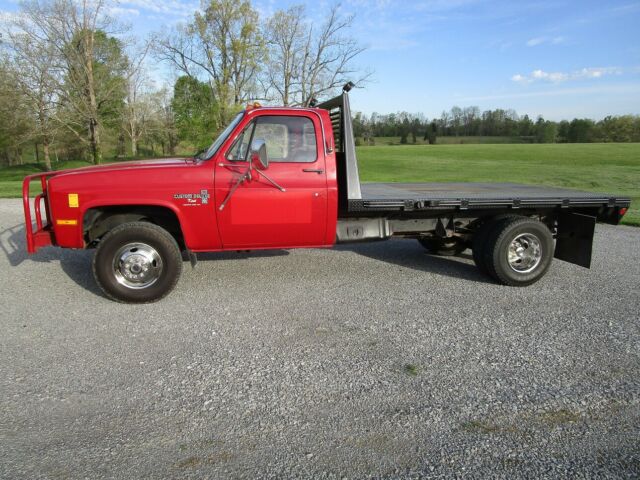 1988 red Chevrolet C-10 Standard Cab Pickup