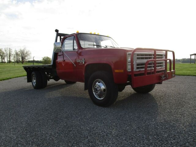 1988 red Chevrolet C-10 Standard Cab Pickup