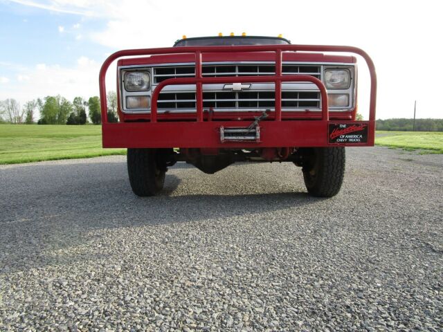 1988 red Chevrolet C-10 Standard Cab Pickup
