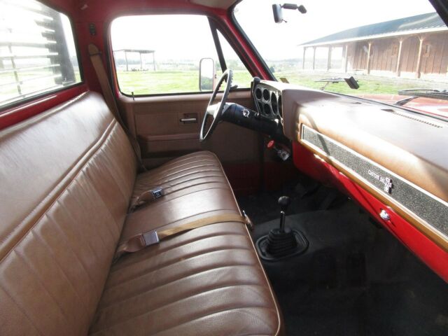 1988 red Chevrolet C-10 Standard Cab Pickup