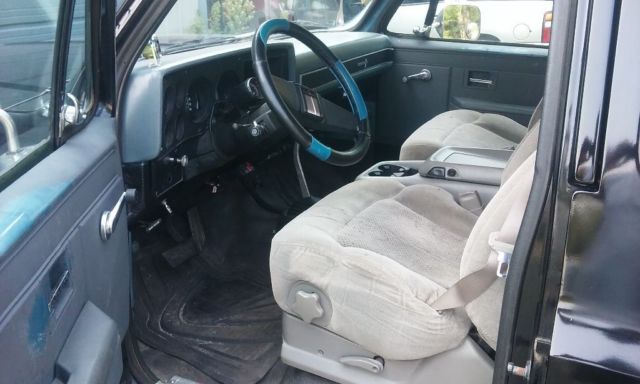 1988 Black Chevrolet Silverado 3500 Crew Cab Pickup