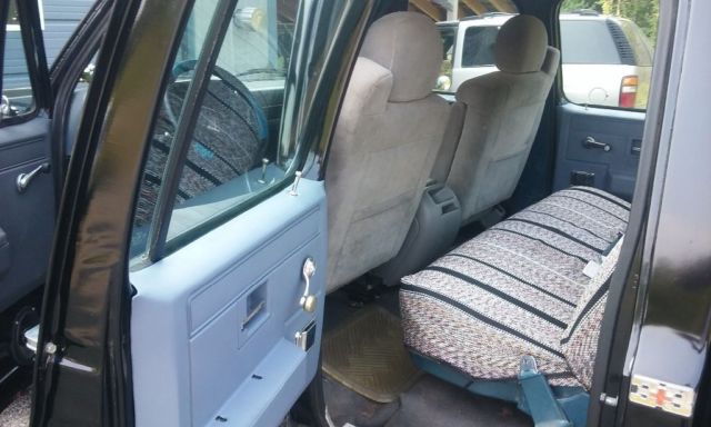 1988 Black Chevrolet Silverado 3500 Crew Cab Pickup