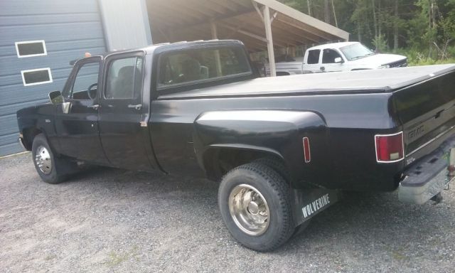 1988 Black Chevrolet Silverado 3500 Crew Cab Pickup
