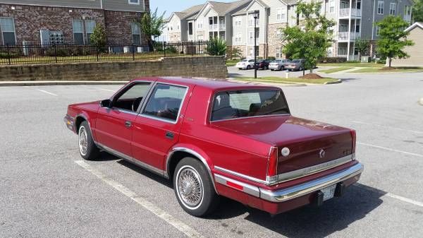 1988 Red Chrysler New Yorker Sedan