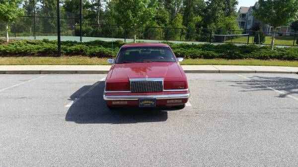 1988 Red Chrysler New Yorker Sedan