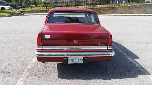 1988 Red Chrysler New Yorker Sedan