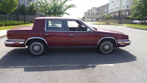 1988 Red Chrysler New Yorker Sedan