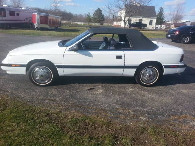 1988 Dark Gray Chrysler LeBaron Sedan