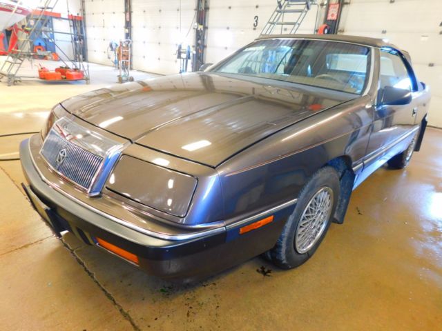 1988 Tan Chrysler LeBaron Convertible