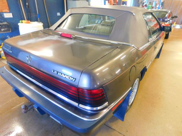 1988 Tan Chrysler LeBaron Convertible