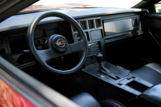 1988 Red Chevrolet Corvette Convertible
