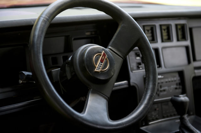 1988 Red Chevrolet Corvette Convertible