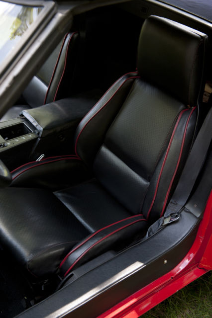 1988 Red Chevrolet Corvette Convertible