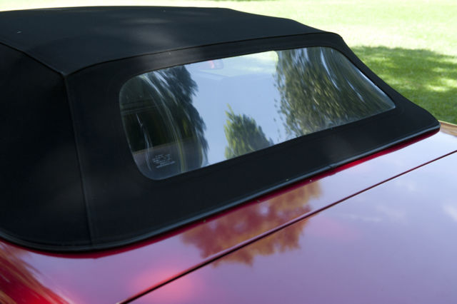 1988 Red Chevrolet Corvette Convertible