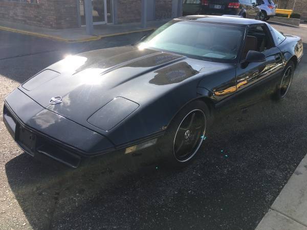 1988 Black Chevrolet Corvette Coupe