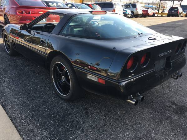 1988 Black Chevrolet Corvette Coupe