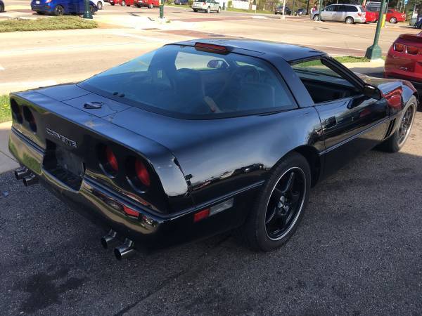 1988 Black Chevrolet Corvette Coupe
