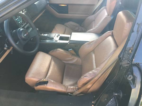 1988 Black Chevrolet Corvette Coupe