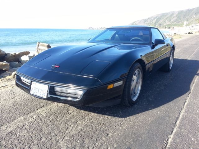 1988 Black Chevrolet Corvette Coupe