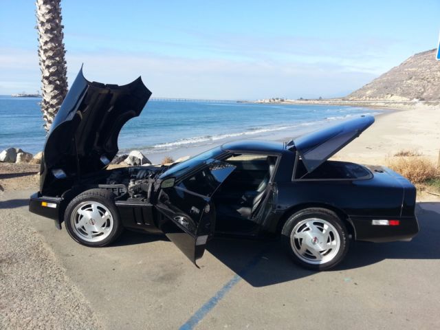 1988 Black Chevrolet Corvette Coupe