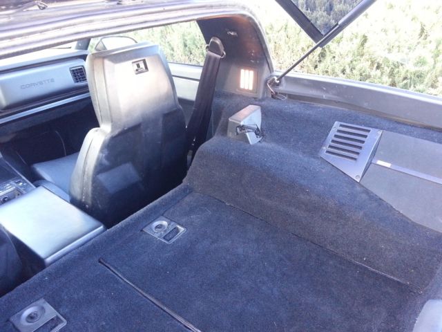 1988 Black Chevrolet Corvette Coupe