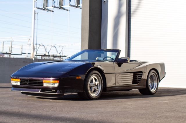 1988 Black Chevrolet Corvette Convertible