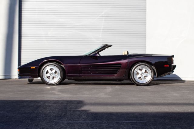 1988 Black Chevrolet Corvette Convertible