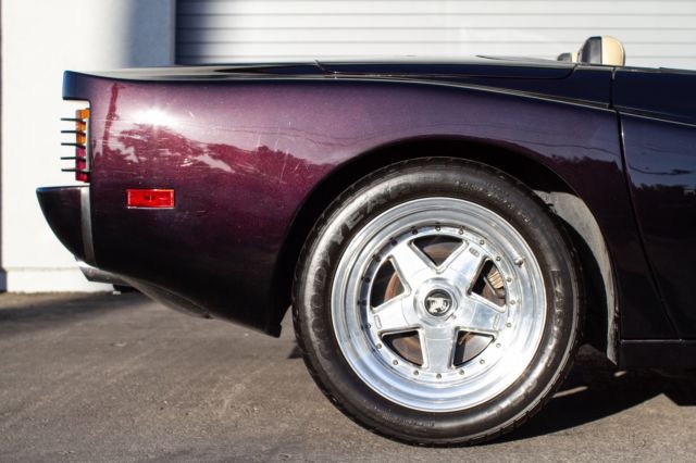 1988 Black Chevrolet Corvette Convertible