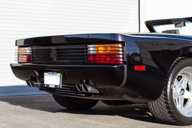 1988 Black Chevrolet Corvette Convertible