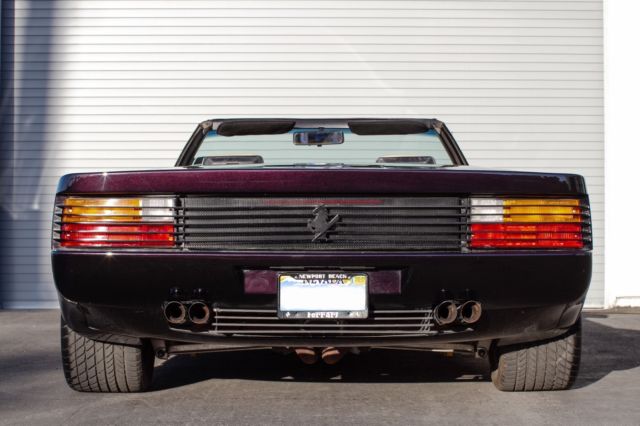1988 Black Chevrolet Corvette Convertible