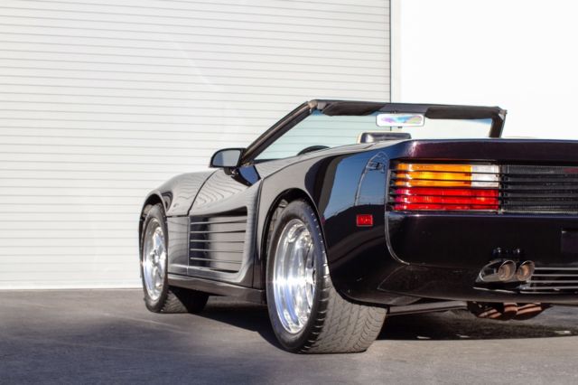 1988 Black Chevrolet Corvette Convertible