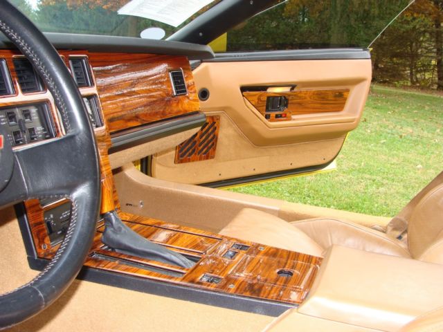 1988 Gold Chevrolet Corvette Coupe