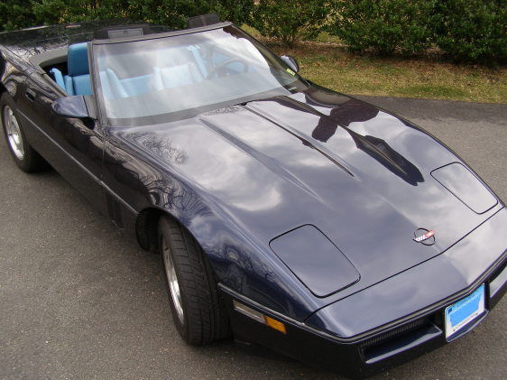 1988 Dark Red Metallic Chevrolet Corvette Convertible