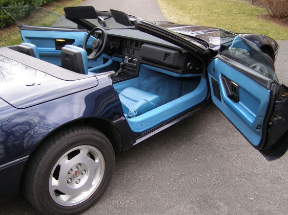 1988 Dark Red Metallic Chevrolet Corvette Convertible