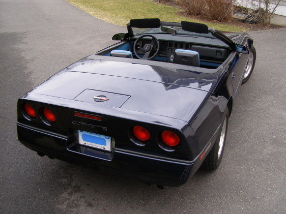 1988 Dark Red Metallic Chevrolet Corvette Convertible