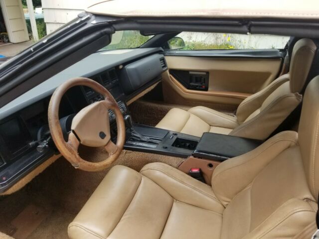 1988 Burgundy Chevrolet Corvette Convertible