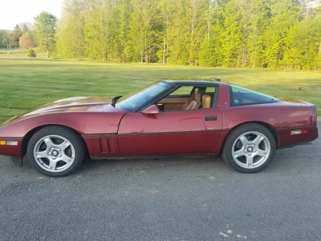 1988 Red Chevrolet Corvette Coupe