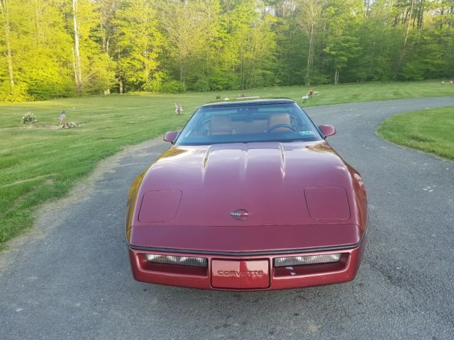 1988 Red Chevrolet Corvette Coupe