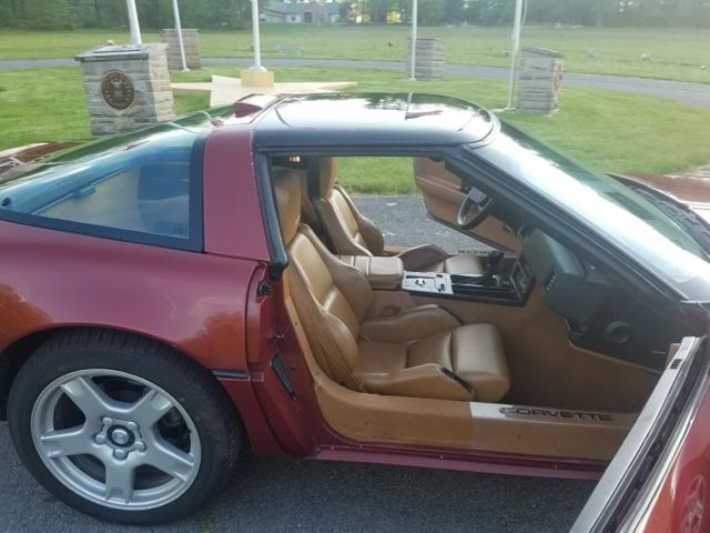 1988 Red Chevrolet Corvette Coupe