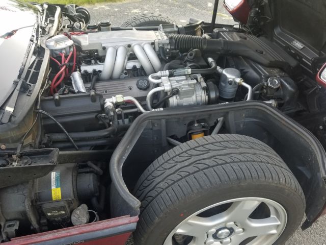 1988 Red Chevrolet Corvette Coupe