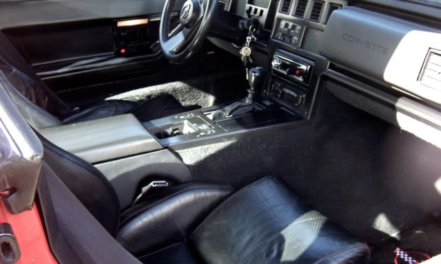1988 Red Chevrolet Corvette Coupe