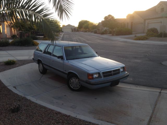 1988 Blue Dodge ARIES Wagon