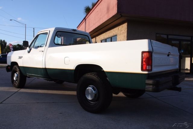 1988 White Dodge Ram 2500 Pickup Truck