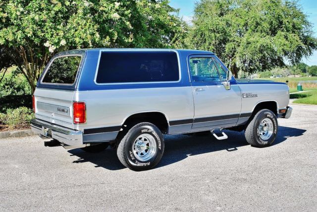 1988 Blue Dodge Ram Charger --
