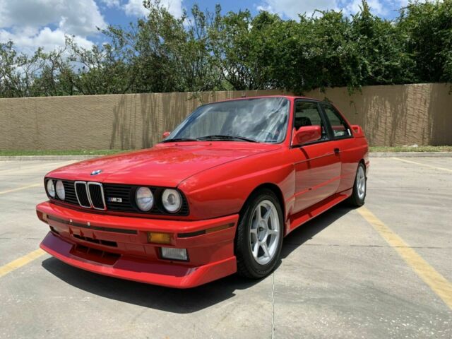 1988 Cinnabar Red BMW M3 Coupe