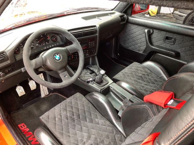 1988 Red BMW M3 Coupe