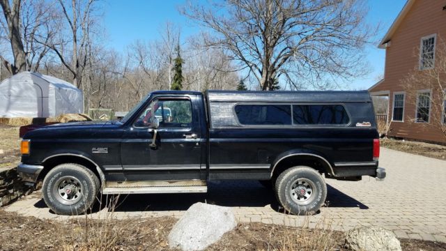 1988 Black Ford F-150 Crew Cab Pickup