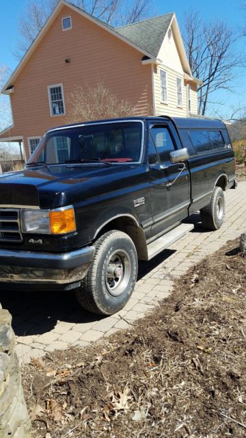 1988 Black Ford F-150 Crew Cab Pickup