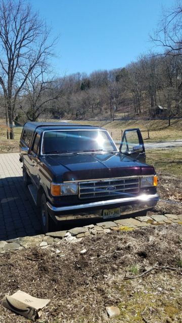 1988 Black Ford F-150 Crew Cab Pickup